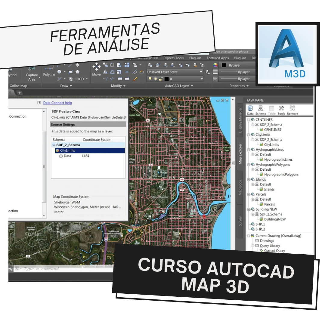 Curso Autocad Map 3D – Ferramentas de Análise